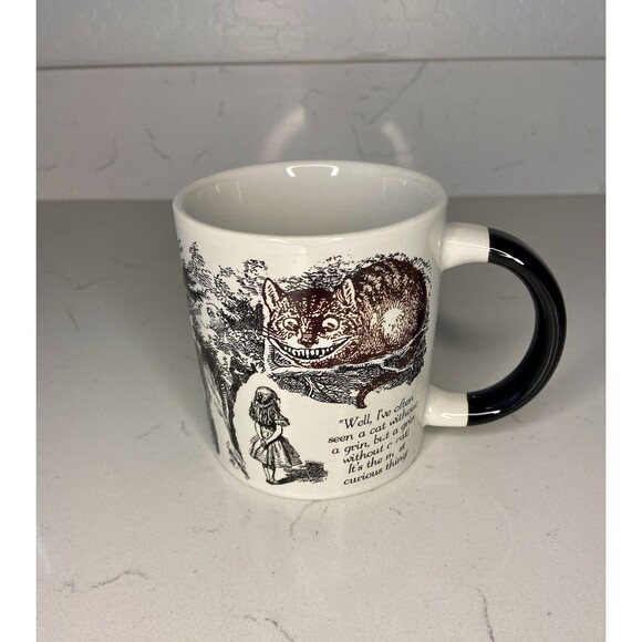 Alice in Wonderland Disappearing Cheshire Cat Mug Unemployed Philosophers Guild - Picture 3 of 4